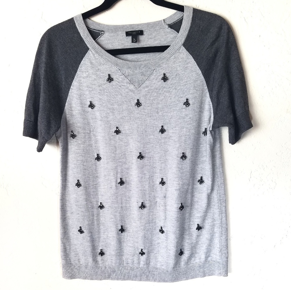 Talbots Knit Embellished Top